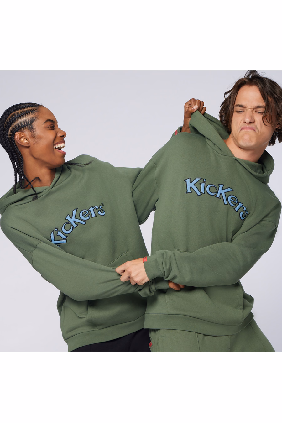 Sudadera con capucha Kick color caqui