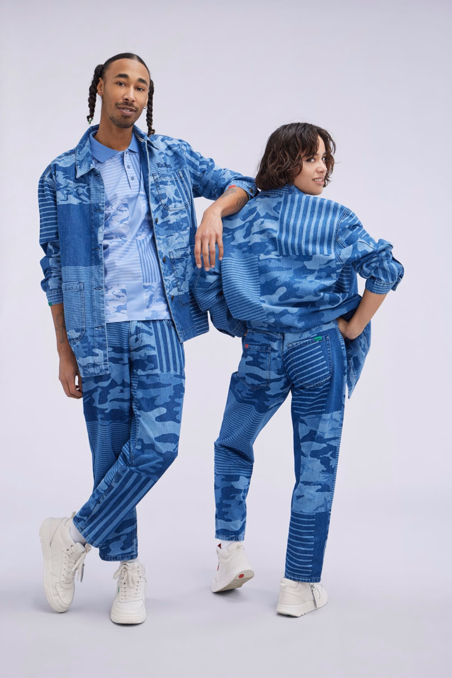 Kick Jean Camuflaje Azul